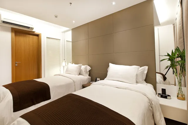 غرفة ديلوكس مفردة بسريرين منفصلين، Hilton Garden Inn Belo Horizonte 3/7