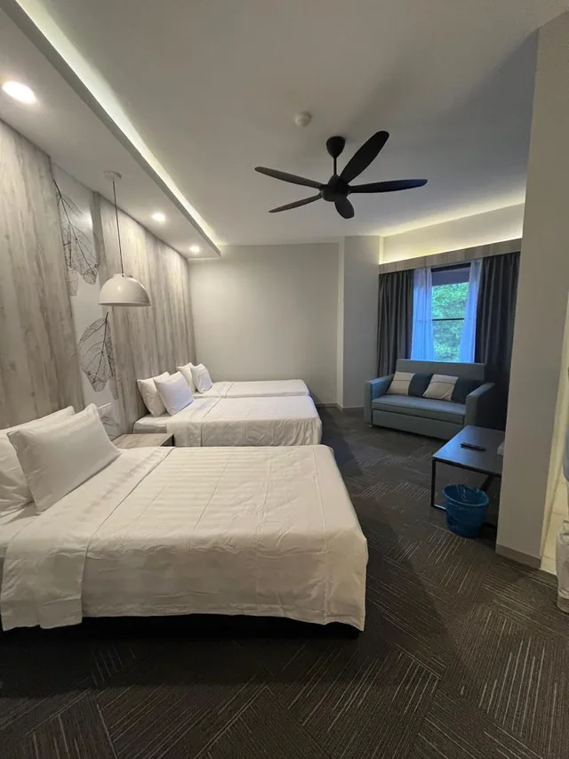 غرفة سوبيريور ثلاثية بثلاثة أسرّة، Perkasa Hotel Mt Kinabalu 1/2