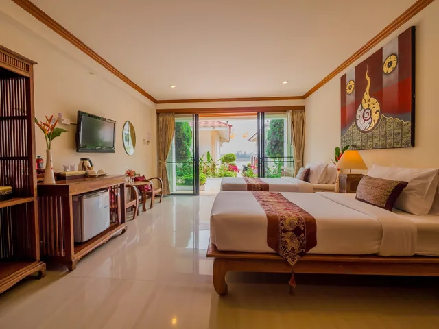 غرفة سوبيريور بسريرين منفصلين، Chiangkhan River Mountain Resort 1/3