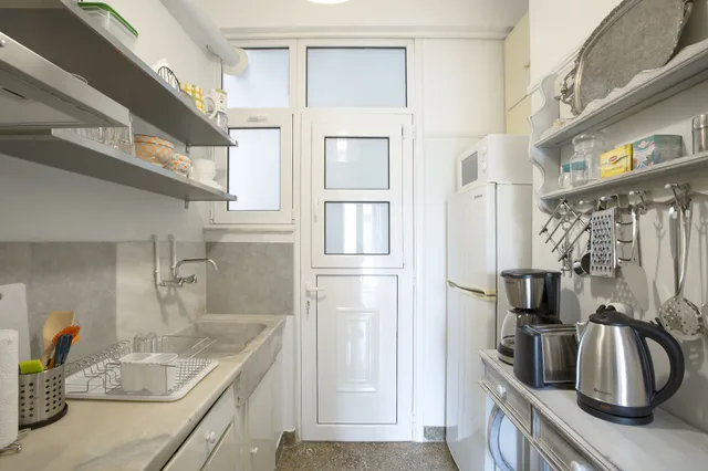 شقة بسرير مزدوج وسريرين منفصلين بغرفتي نوم، Attractive Flat Near Acropolis Museum 6/6