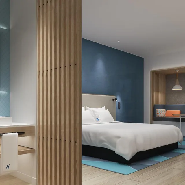 غرفة سوبيريور بسرير كوين، Holiday Inn Express Wuhan Optical Valley 3/10
