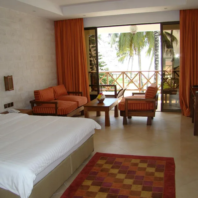 غرفة ديلوكس بسرير مزدوج أو سريرين منفصلين، Nyali Beach Holiday Resort 3/10