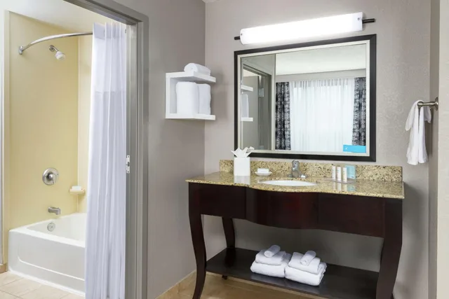 استوديو بسرير كينج مع أريكة لذوي الإعاقة، Hampton Inn & Suites National Harbor/Alexandria Area 5/6