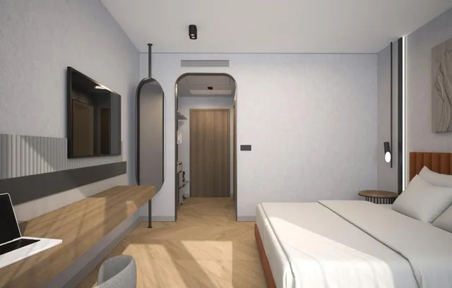غرفة كلاسيكية بسرير كينج لذوي الإعاقة، Mercure Sofia City 3/7