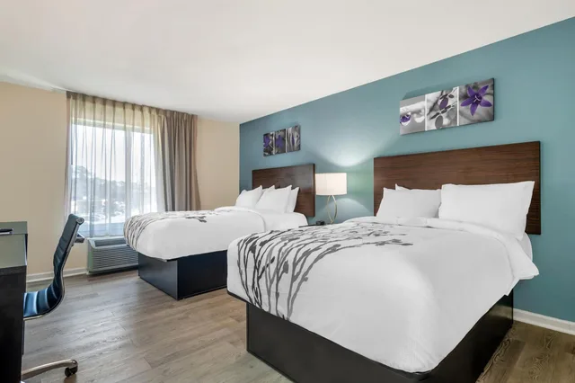 غرفة رباعية، Sleep Inn & Suites Newport News City Center Area 2/7
