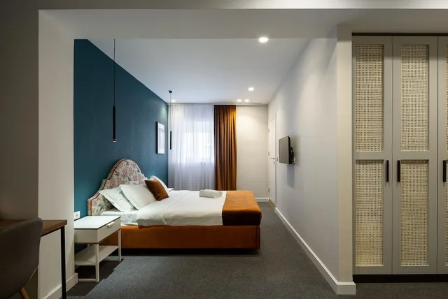 غرفة سوبيريور بسرير كوين، Hotel Bohemian Garni 1/2
