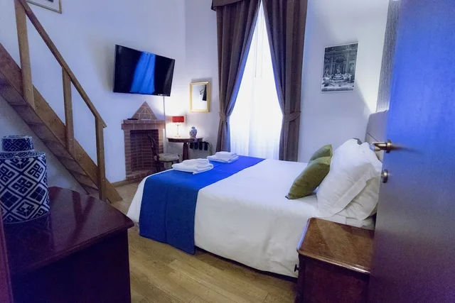 غرفة ديلوكس بسرير كوين مع أريكة، Navona Residenza De Charme 3/10