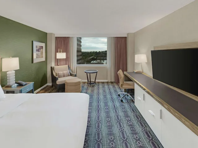 غرفة بسرير كينج بإطلالة على المدينة لذوي الإعاقة، Hilton Harrisburg 2/5
