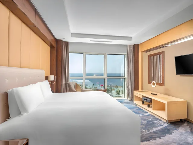 غرفة تنفيذية بسرير مزدوج بإطلالة على البحر، فندق ذا فينيو جدة الكورنيش(The Venue Jeddah Corniche) 1/1