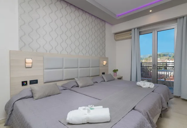 غرفة سوبيريور بسريرين منفصلين بشرفة، Tzante Hotel Zakynthos Adults Only 3/8