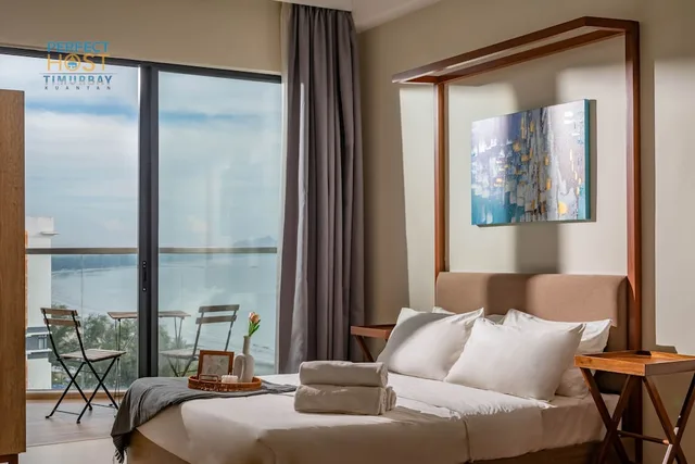 شقة بسرير كوين وسرير فردي، TIMUR BAY BEACHFRONT BY PERFECT HOST 4/6