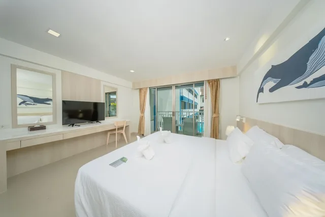 غرفة ديلوكس بسرير مزدوج بشرفة، Blue Tara Hotel Krabi Ao Nang 6/10
