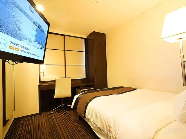 غرفة اقتصادية بسرير مزدوج في المبنى الرئيسي للمدخنين، Hotel Riverge Akebono 1/2