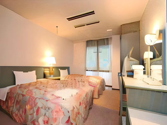 غرفة بسريرين منفصلين، Urban Hotel Kokubu 1/1