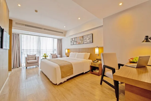 غرفة ديلوكس بسرير مزدوج، Shenzhen Hongdu Hotel 2/10