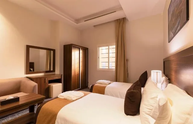 غرفة سوبيريور بسرير كينج، Seiba Serviced Apartment- Riyadh 3/4