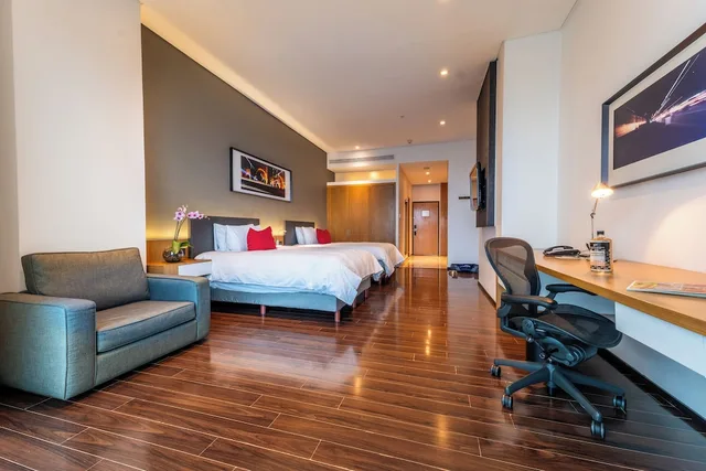 غرفة بريميير تنفيذية بسريرين كوين، The Paragon Hotel Mexico City Santa Fe by Accor 4/9