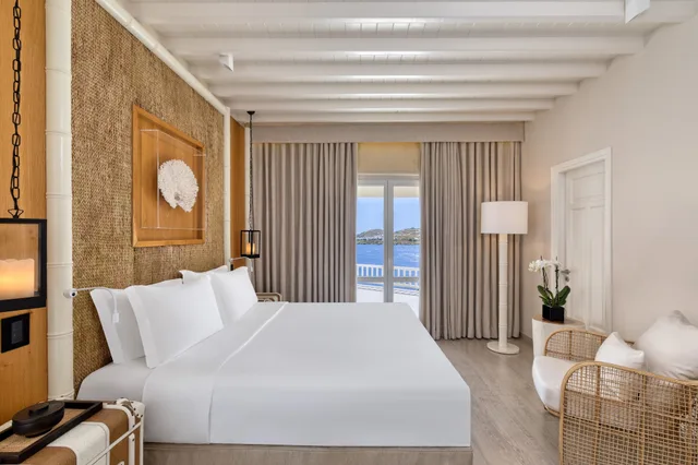 غرفة سوبيريور بسرير كينج بإطلالة على البحر، Santa Marina, a Luxury Collection Resort, Mykonos 4/9