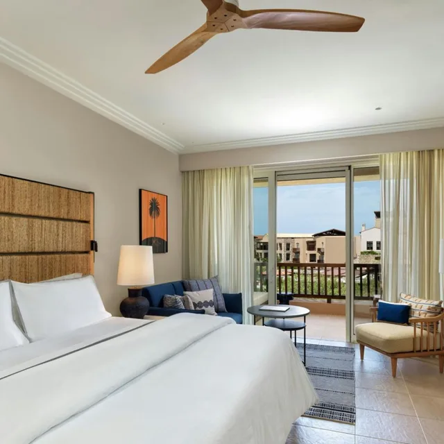 Guest Room, Deluxe, King Bed, Garden View, Sofa, Balcony, The Westin Resort, Costa Navarino 2/9