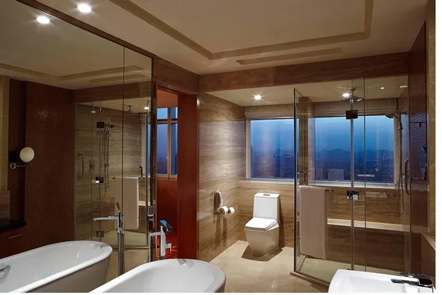 غرفة ديلوكس بسريرين منفصلين، Marriott Suzhou 5/8