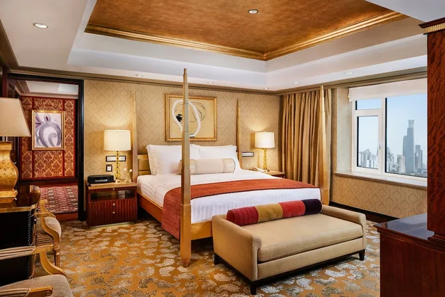 جناح رئاسي بسرير كينج بإطلالة على المدينة، St Regis Beijing 1/1