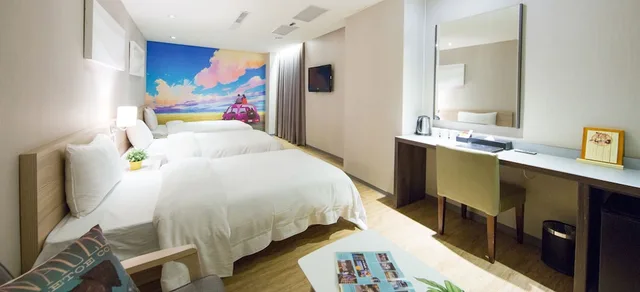 غرفة تنفيذية ثلاثية بثلاثة أسرّة، Unique Hotel Smile 73 Hotel 2/3