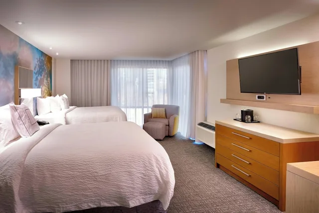 جناح بسريرين كوين مع أريكة، Courtyard Salt Lake City Downtown 1/3