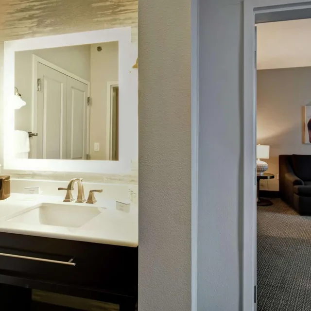 جناح بسريرين كوين مع أريكة لذوي الإعاقة، Homewood Suites By Hilton Dallas Arlington South Tx 4/8