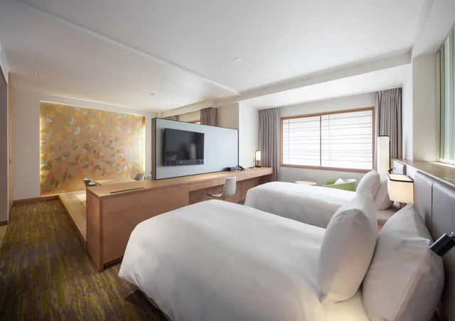 غرفة ديلوكس بسريرين منفصلين، ANA Holiday Inn Resort Shinano-omachi Kuroyon 1/1