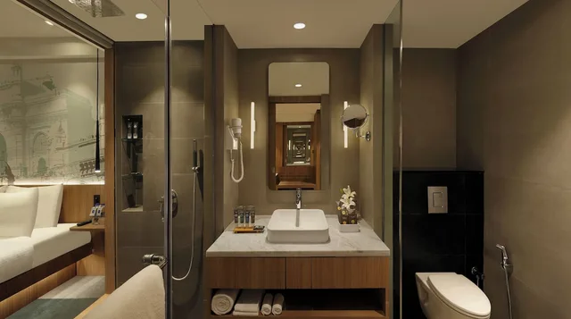 غرفة سوبيريور بسرير كينج بإطلالة على البحر، Novotel Mumbai Juhu Beach 8/10