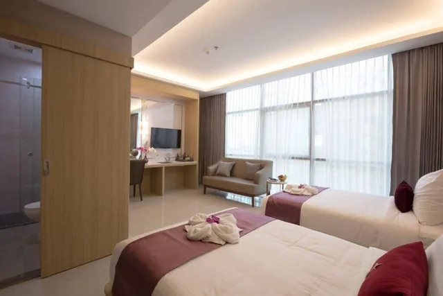 غرفة سوبيريور بسريرين منفصلين، Elegant Bangkok Hotel 6/10