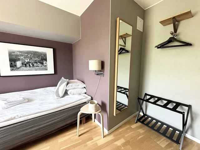 غرفة مفردة بسرير فردي بحمام مشترك، Linneplatsens Hotell Vandrarhem Hostel 1/4