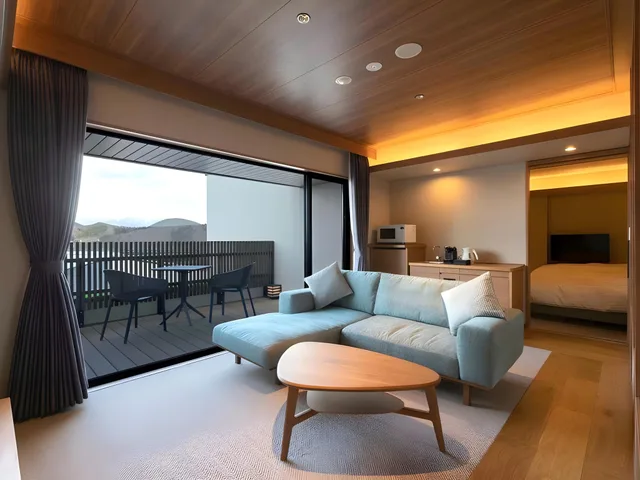 غرفة بريميوم بسريرين منفصلين بحوض استحمام، Hotel Shion 1/1