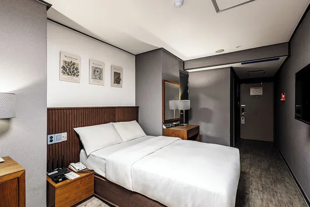 غرفة بسرير مزدوج، Insadong Crown Hotel 4/10