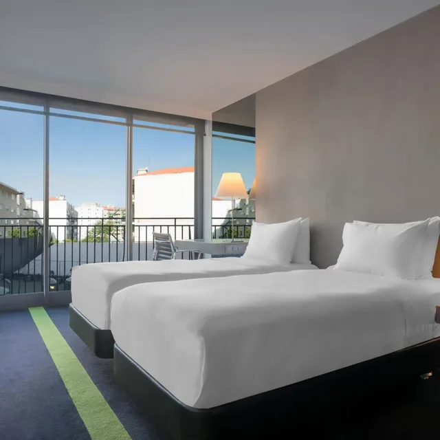 غرفة بسرير فردي، Doubletree By Hilton Lisbon Fontana Park 1/10