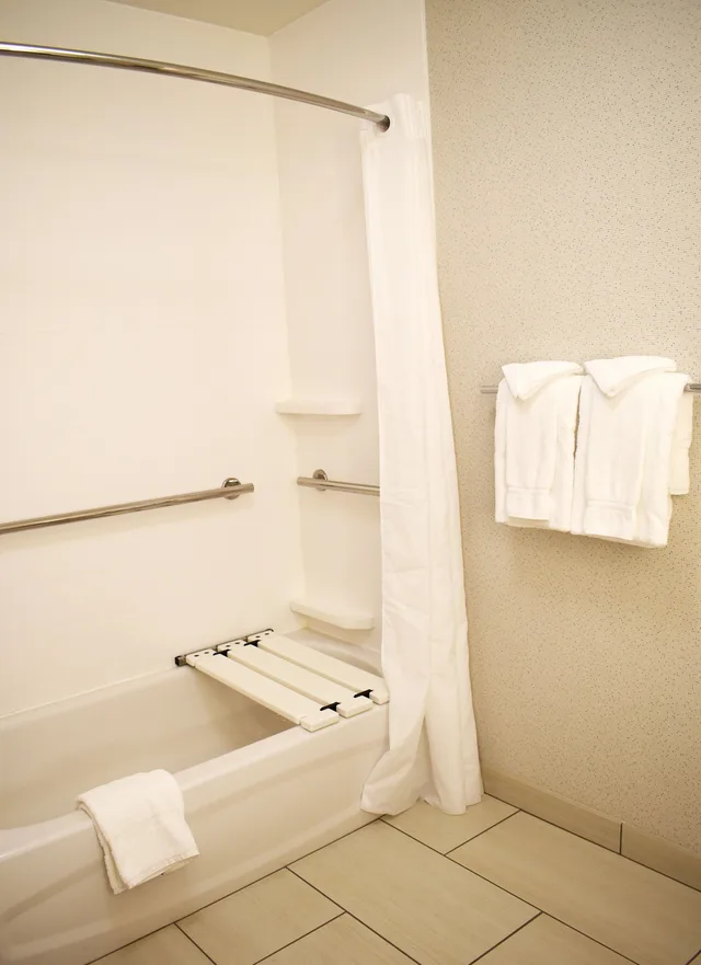 جناح بسرير كينج مع أريكة لذوي الإعاقة، Holiday Inn Express Hotel And Suites Albany 4/4