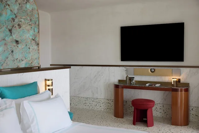 جناح بانورامي بسرير كينج بإطلالة على البحر، Nammos Hotel Mykonos & Villas 1/3