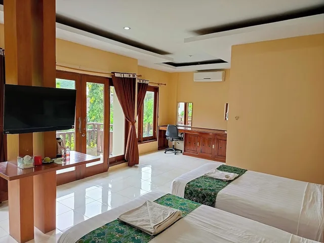 غرفة غراند بسرير كوين، Melati Resort & Hotel 2/5