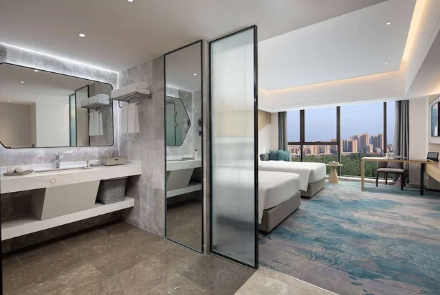 غرفة بزنس بسريرين مزدوجين، Microtel by Wyndham Songzi 1/1