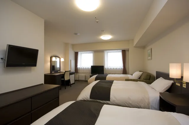 غرفة ثلاثية بثلاثة أسرّة، Kumamoto Tokyu REI Hotel 2/7