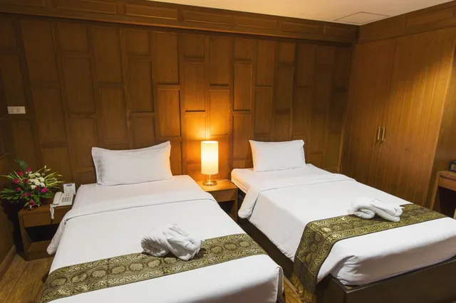 غرفة قياسية بسريرين منفصلين، Orchid Resort 1/2