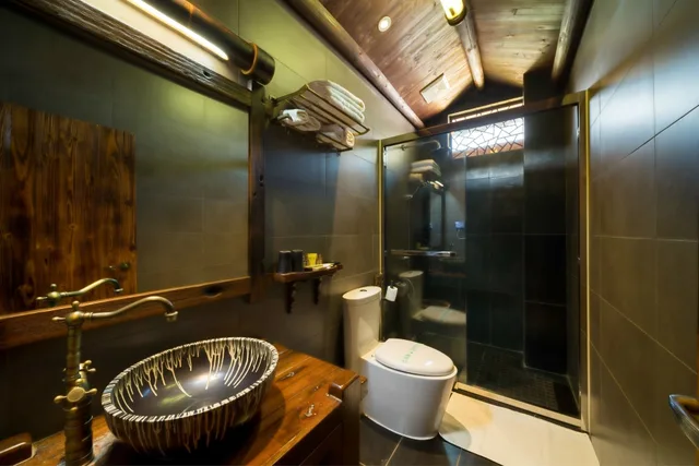 غرفة ديلوكس بسرير كوين، Yangshuo Tea Cozy Boutique Hotel 6/7