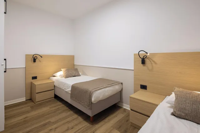 شقة بشرفة بغرفتي نوم في الطابق الأرضي، APARTHOTEL TAMARIS 2/3