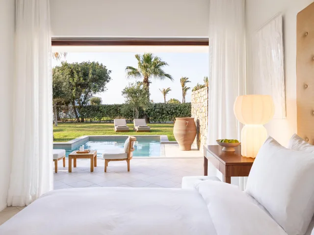 غرفة عائلية بإطلالة على الحديقة، Amirandes, A Resort to Live 1/2