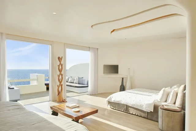 جناح بسرير كينج بجاكوزي، Cavo Tagoo Mykonos 3/5