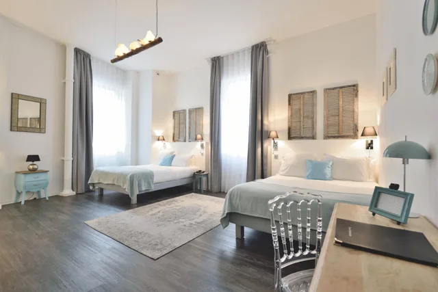 غرفة عائلية في الطابق الأرضي، Hotel La Villa Nice Promenade 5/7