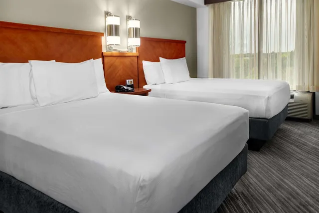 غرفة بسريرين مزدوجين مع أريكة، Hyatt Place Tampa Busch Gardens 1/2