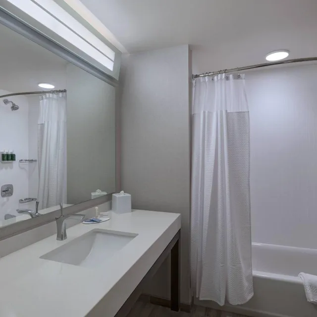 جناح بسريرين كوين بغرفة نوم واحدة مع أريكة، Courtyard St. Louis Brentwood 3/4
