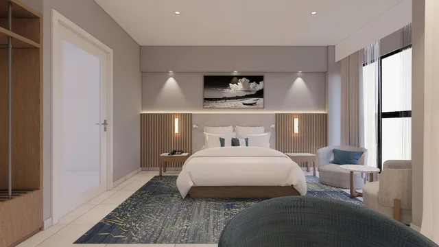 غرفة فاخرة بسرير كوين، Le Centell Hotel & Spa 10/10