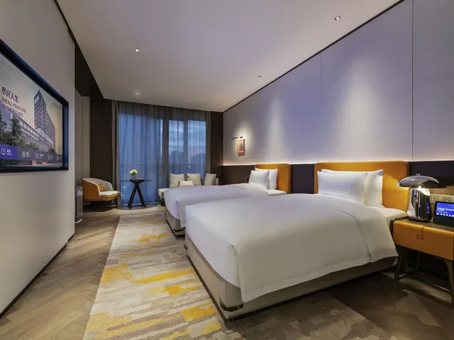 غرفة ديلوكس بسريرين منفصلين، Novotel Xian Xixian 4/9